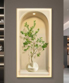 Tree Sign With Luxury Lighting And Aliminium Frame